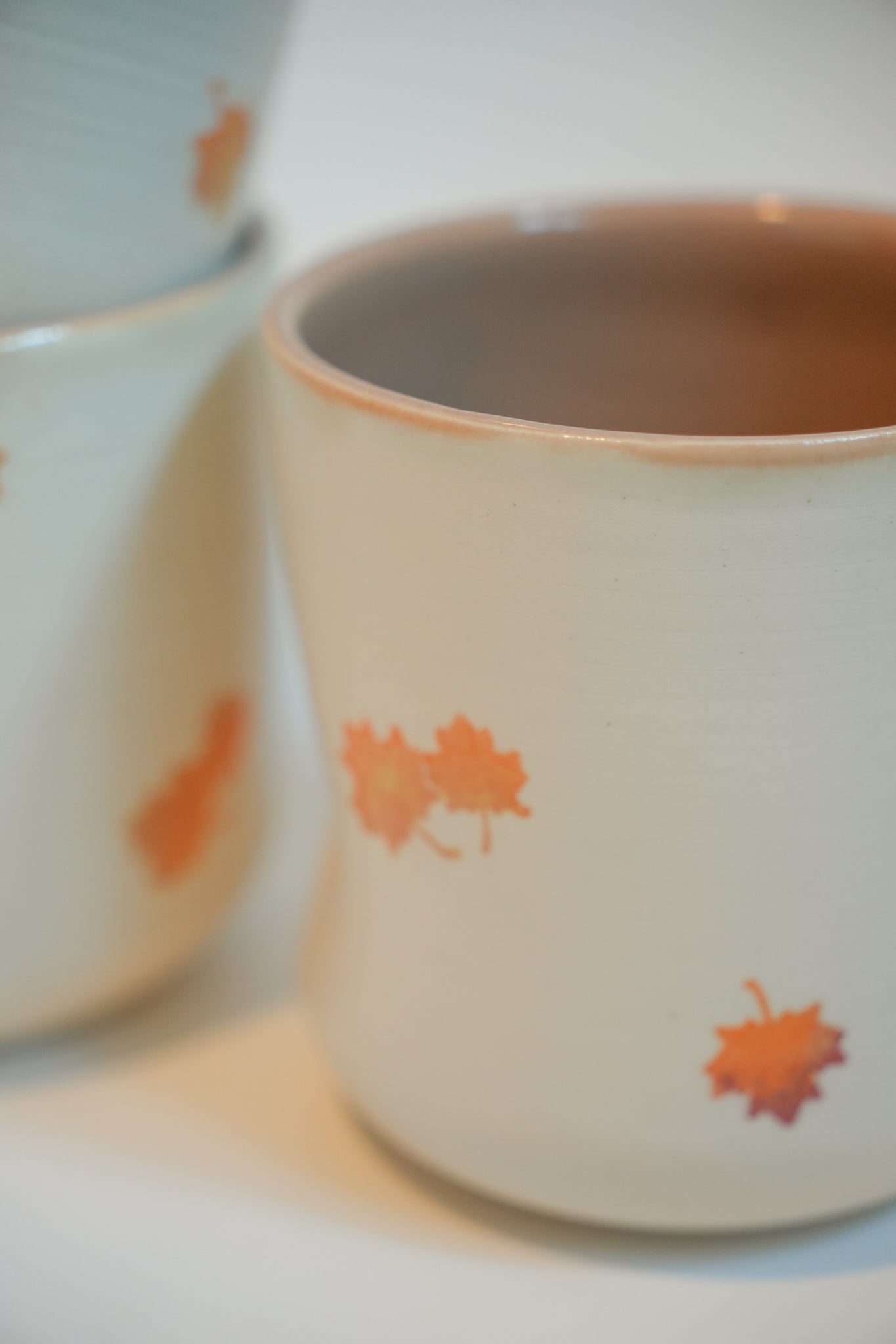 Fall Leaves Thumb Cup