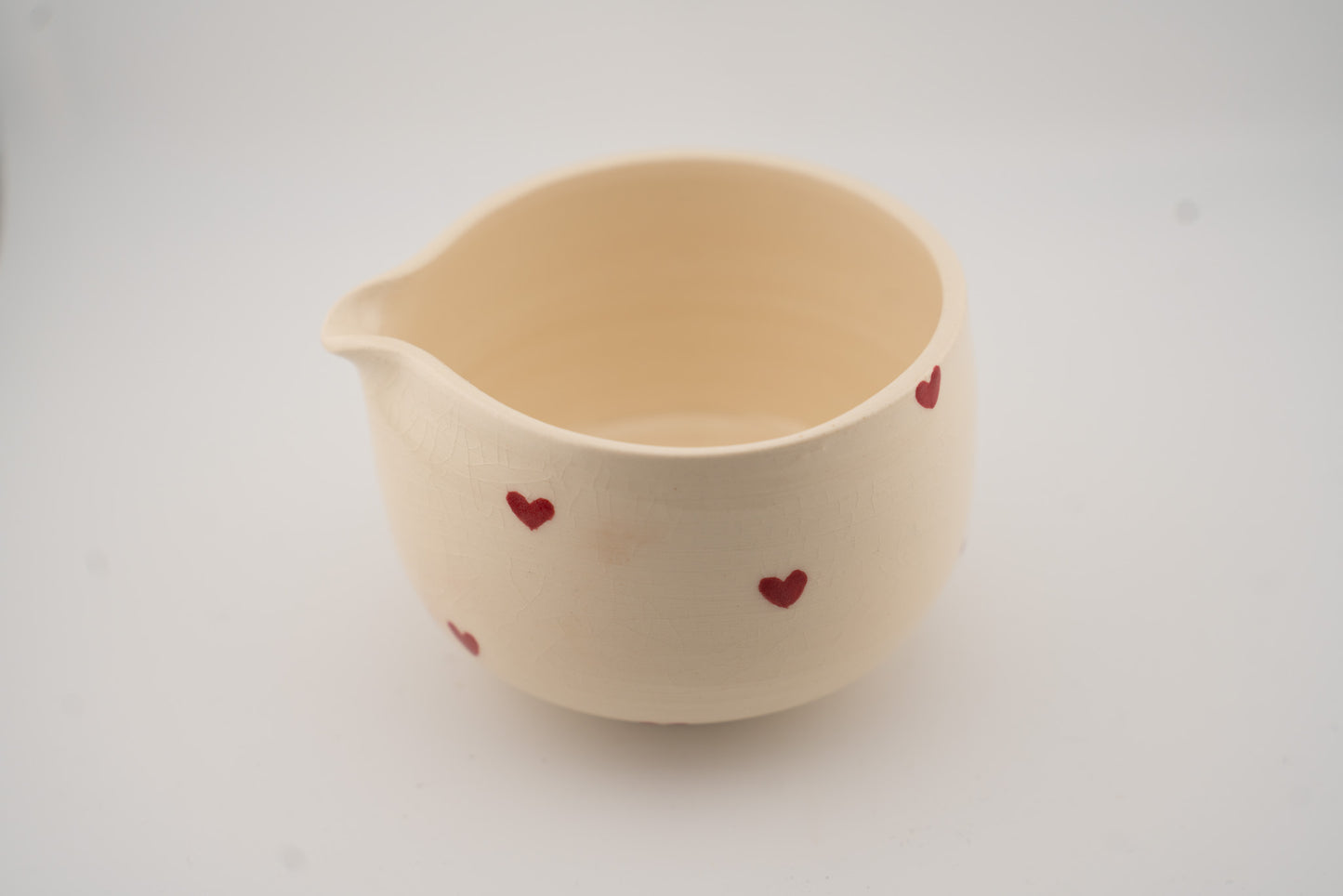 [SECONDS] Red Hearts Matcha Bowl