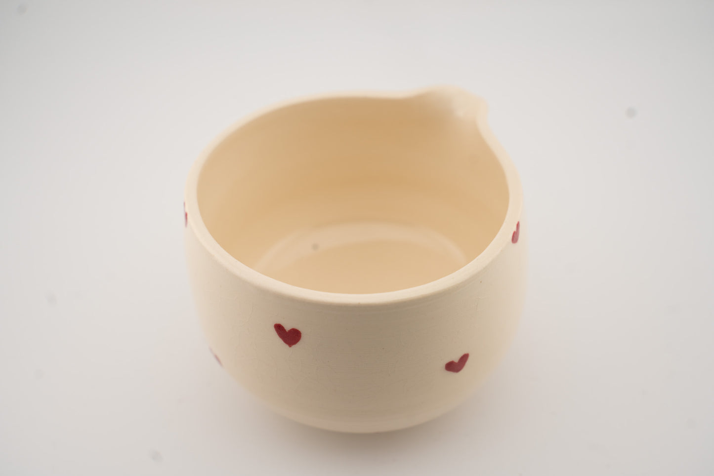 [SECONDS] Red Hearts Matcha Bowl