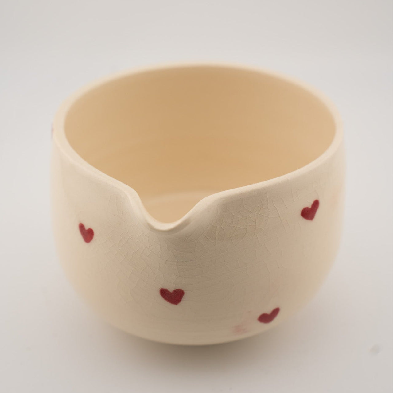 [SECONDS] Red Hearts Matcha Bowl