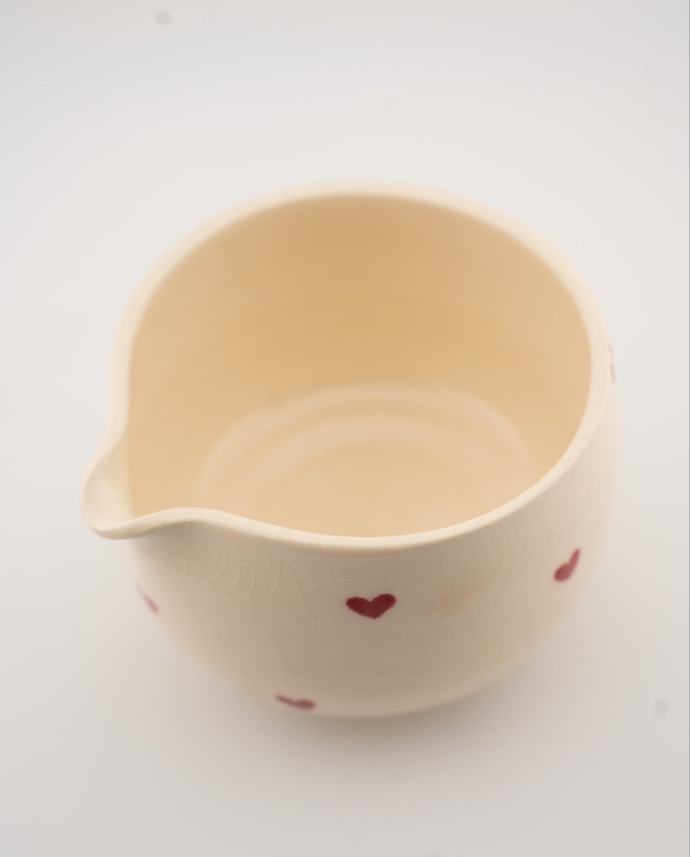 [SECONDS] Red Hearts Matcha Bowl