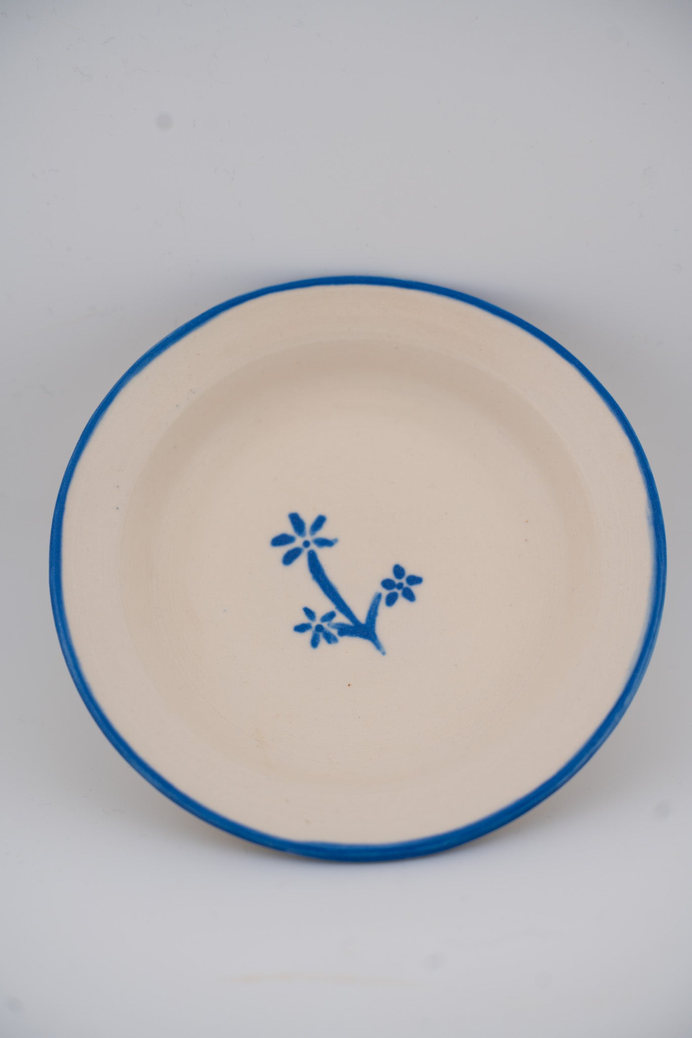[One-offs] Blue Flower Trinket Dishes
