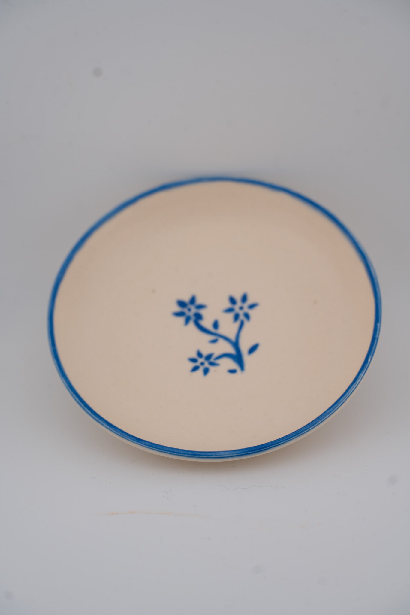 [One-offs] Blue Flower Trinket Dishes