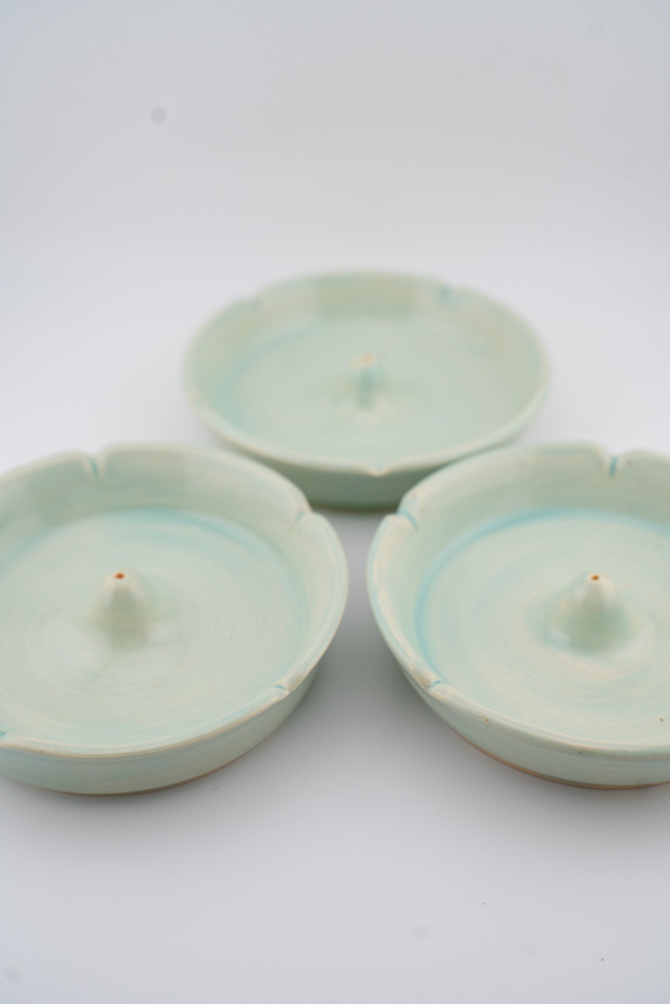 Celadon Flower Incense Holder