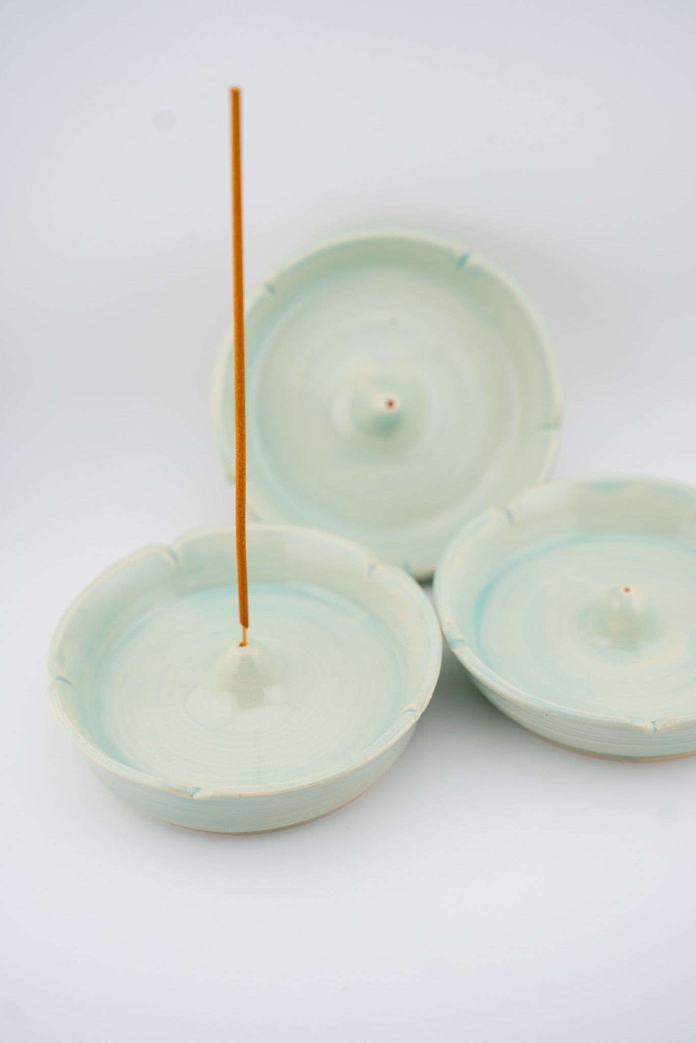 Celadon Flower Incense Holder