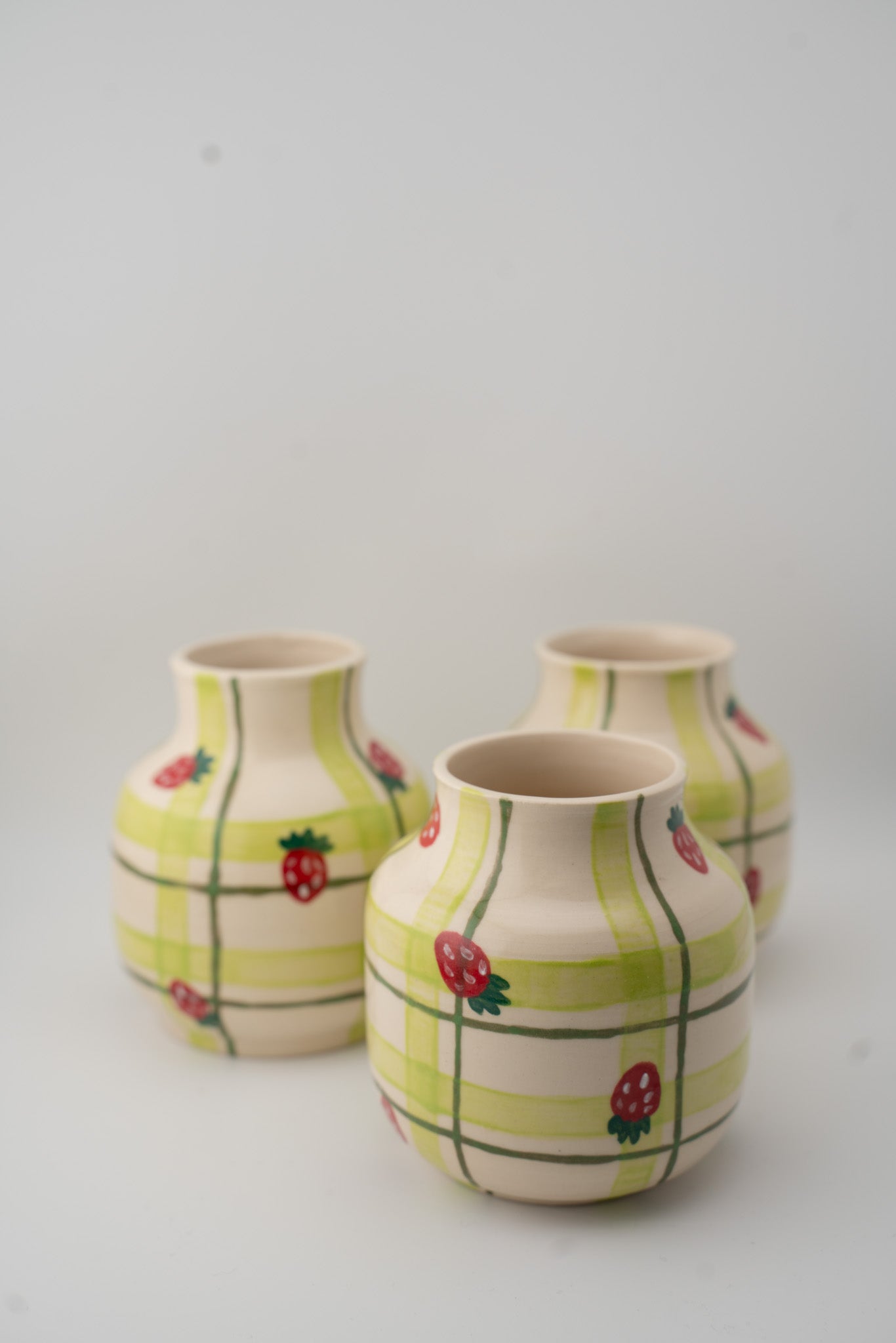 Strawberry Picnic Bud-Vase
