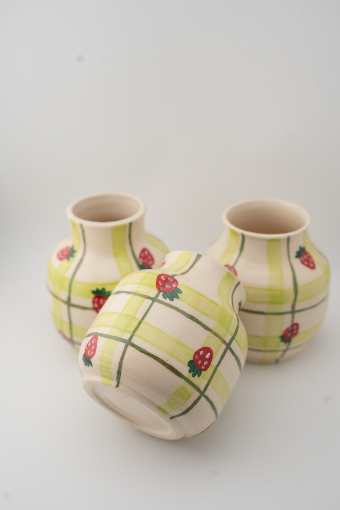 Strawberry Picnic Bud-Vase