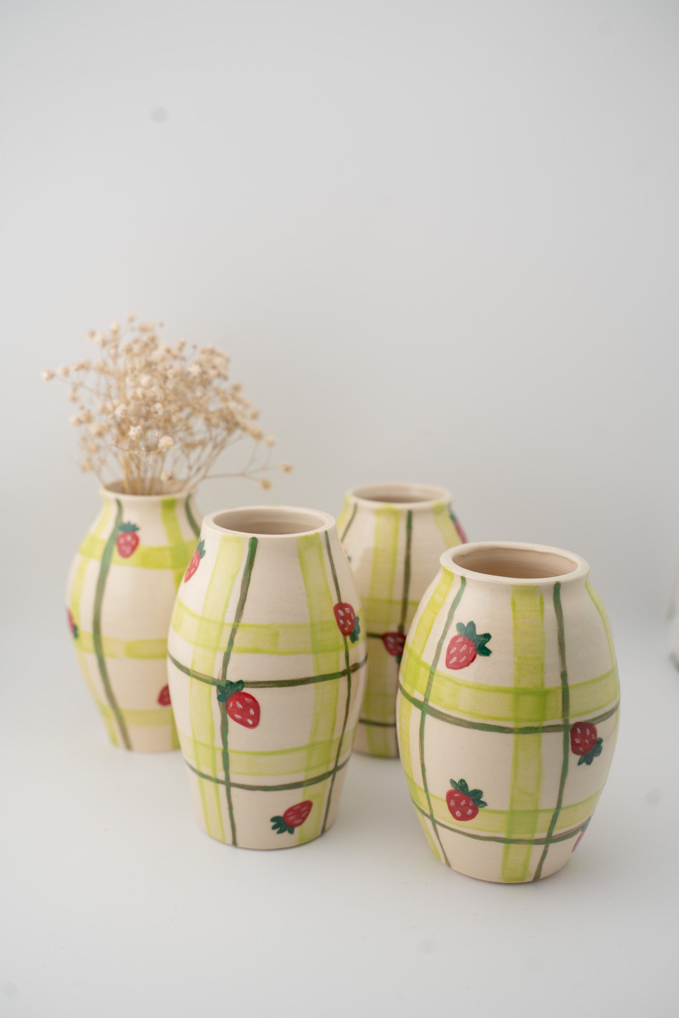 Strawberry Picnic Bud-Vase