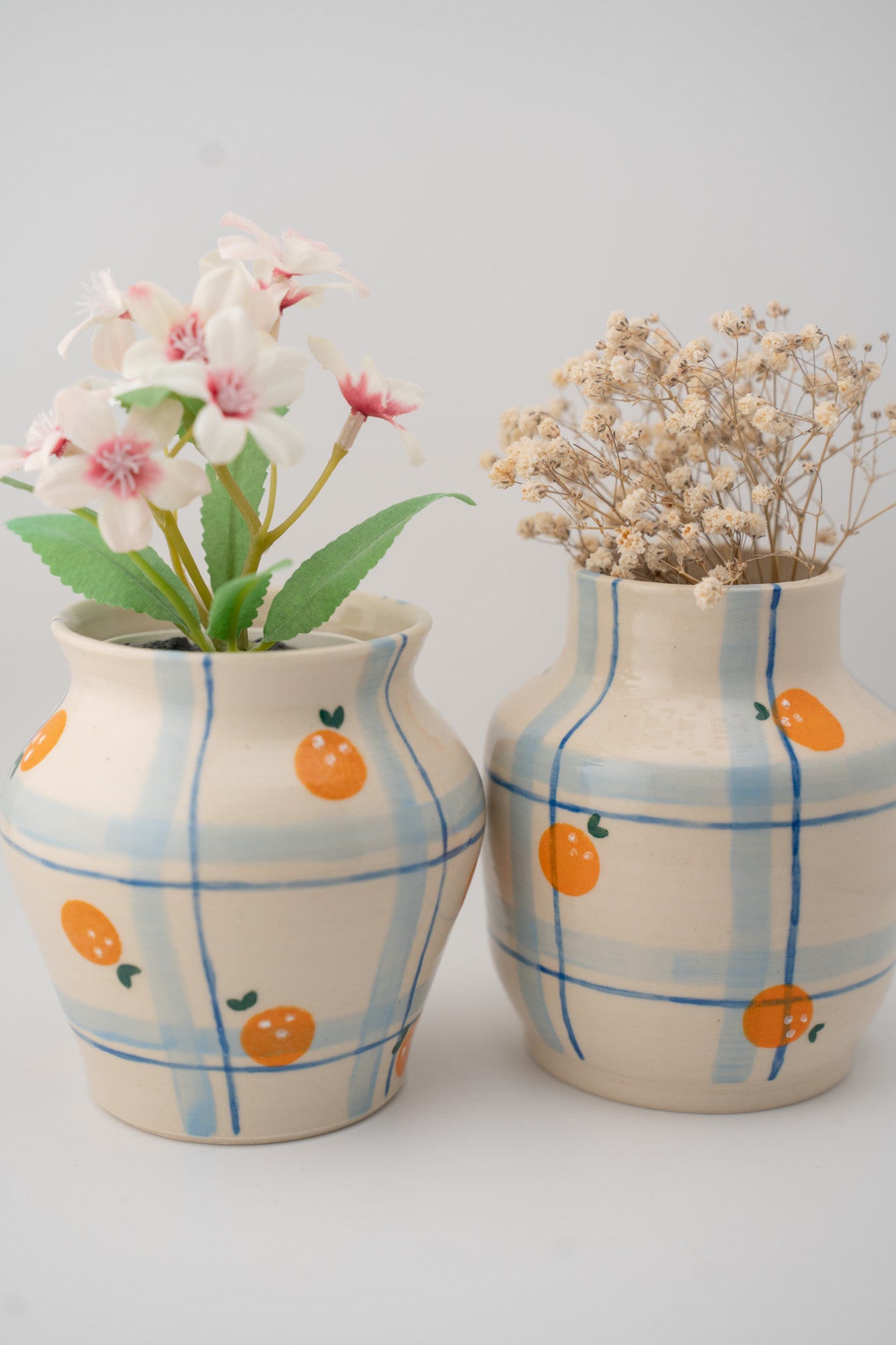 Orange Picnic Bud-Vase