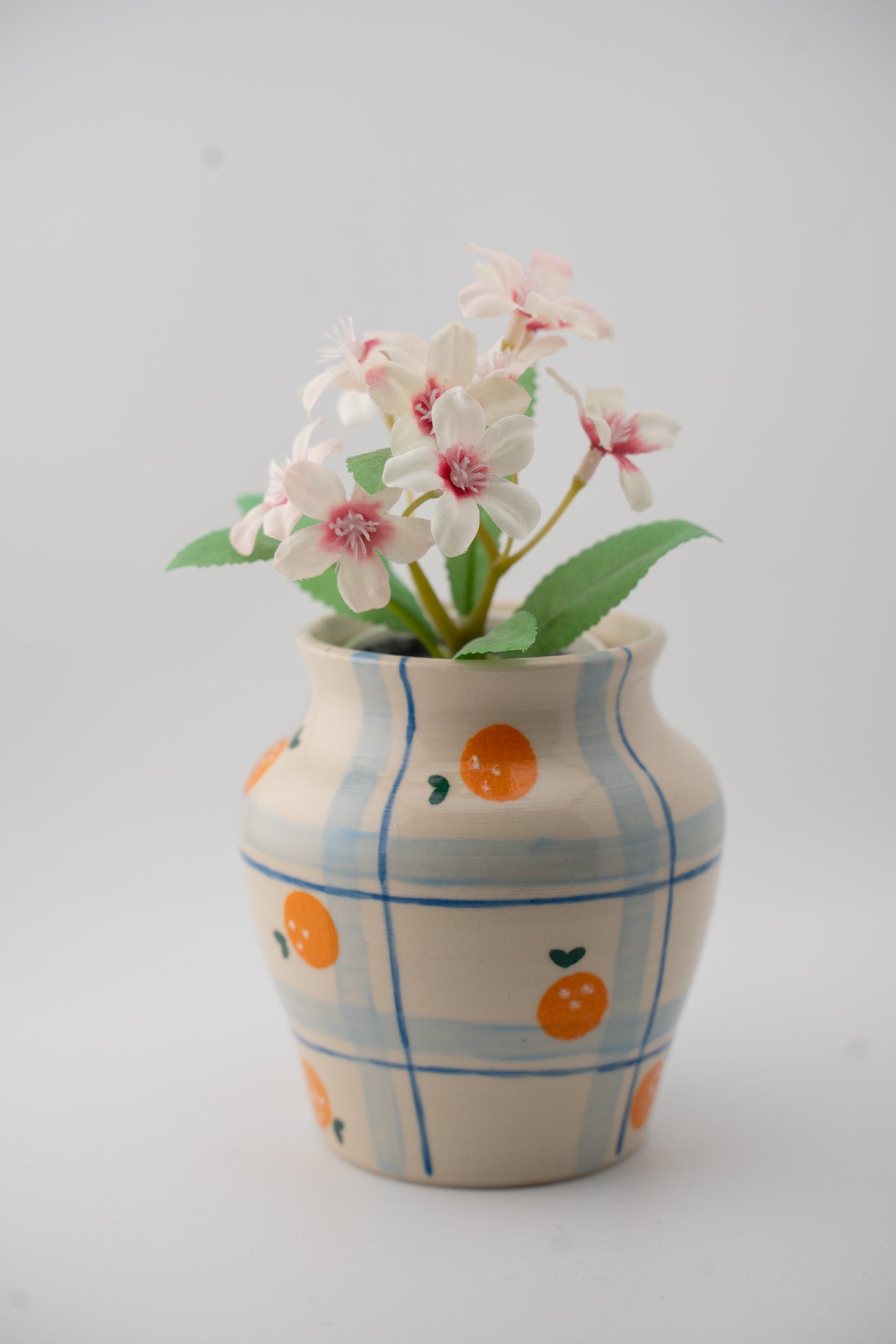 Orange Picnic Bud-Vase