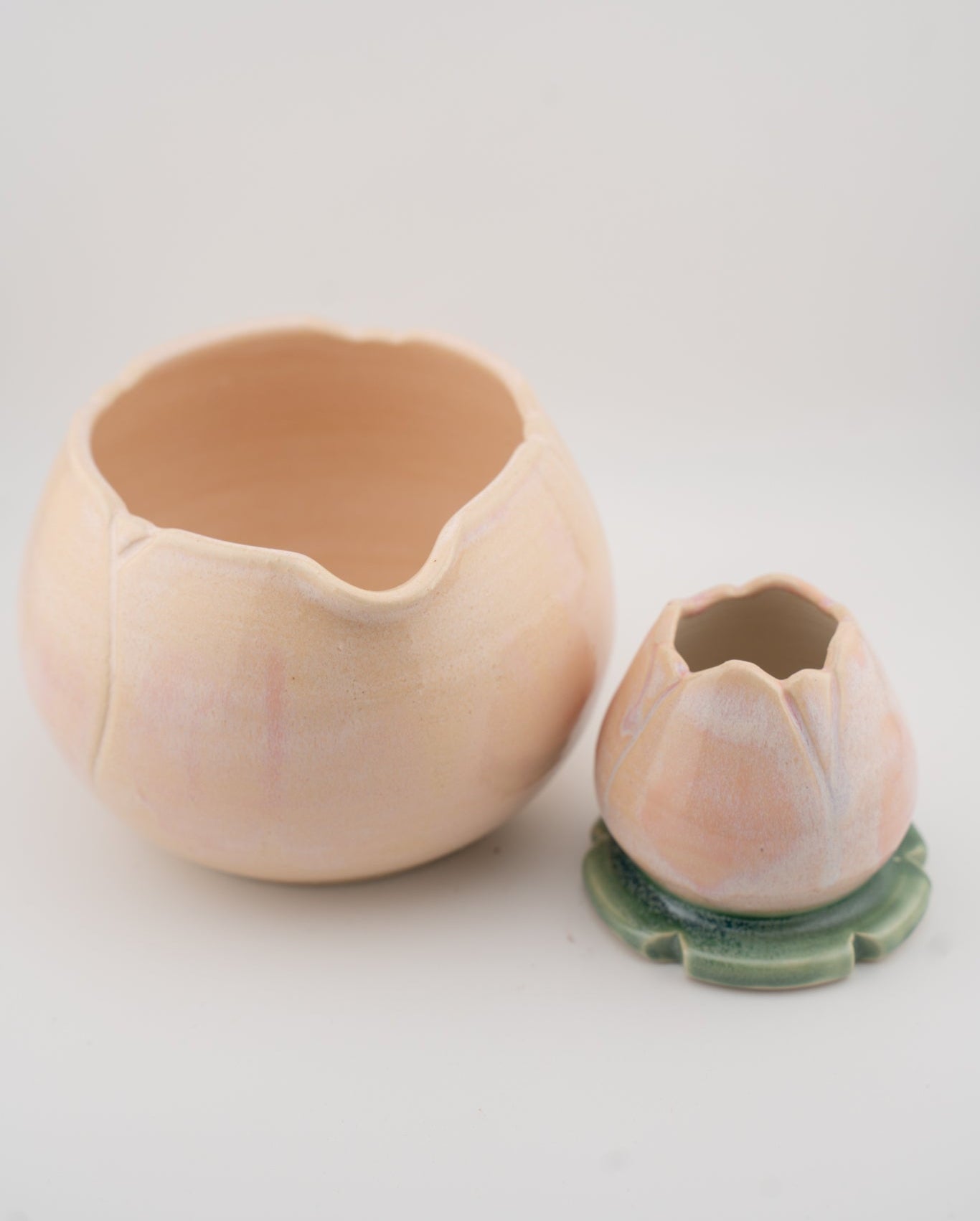 Peachy Pink Tulip Matcha Set (set or individual)
