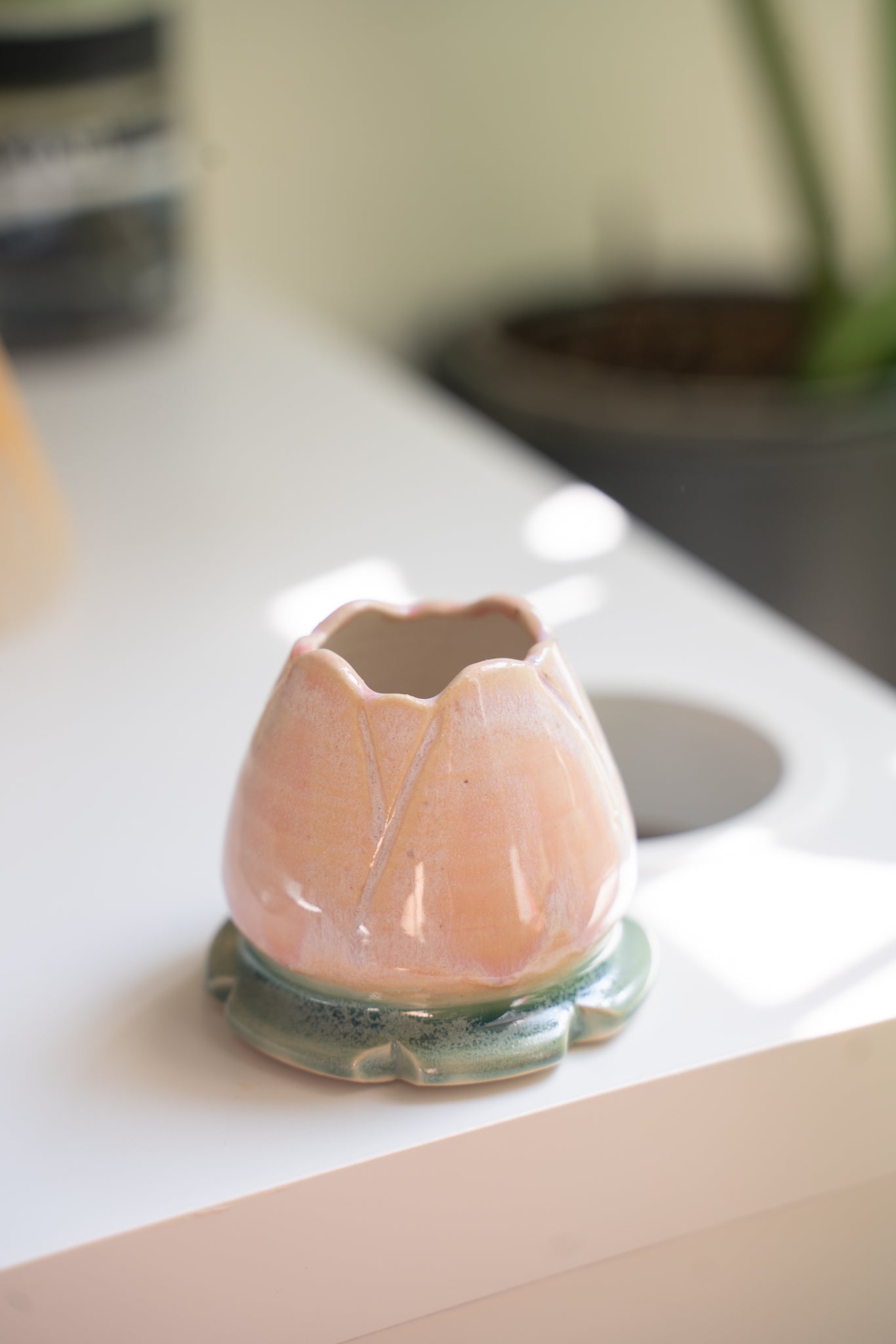 Peachy Pink Tulip Matcha Set (set or individual)