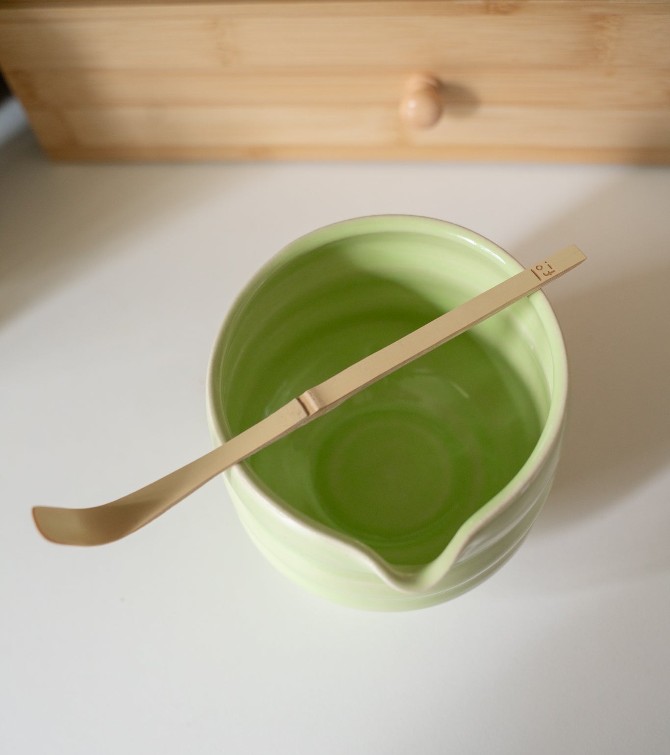 lofi's bamboo matcha chashaku