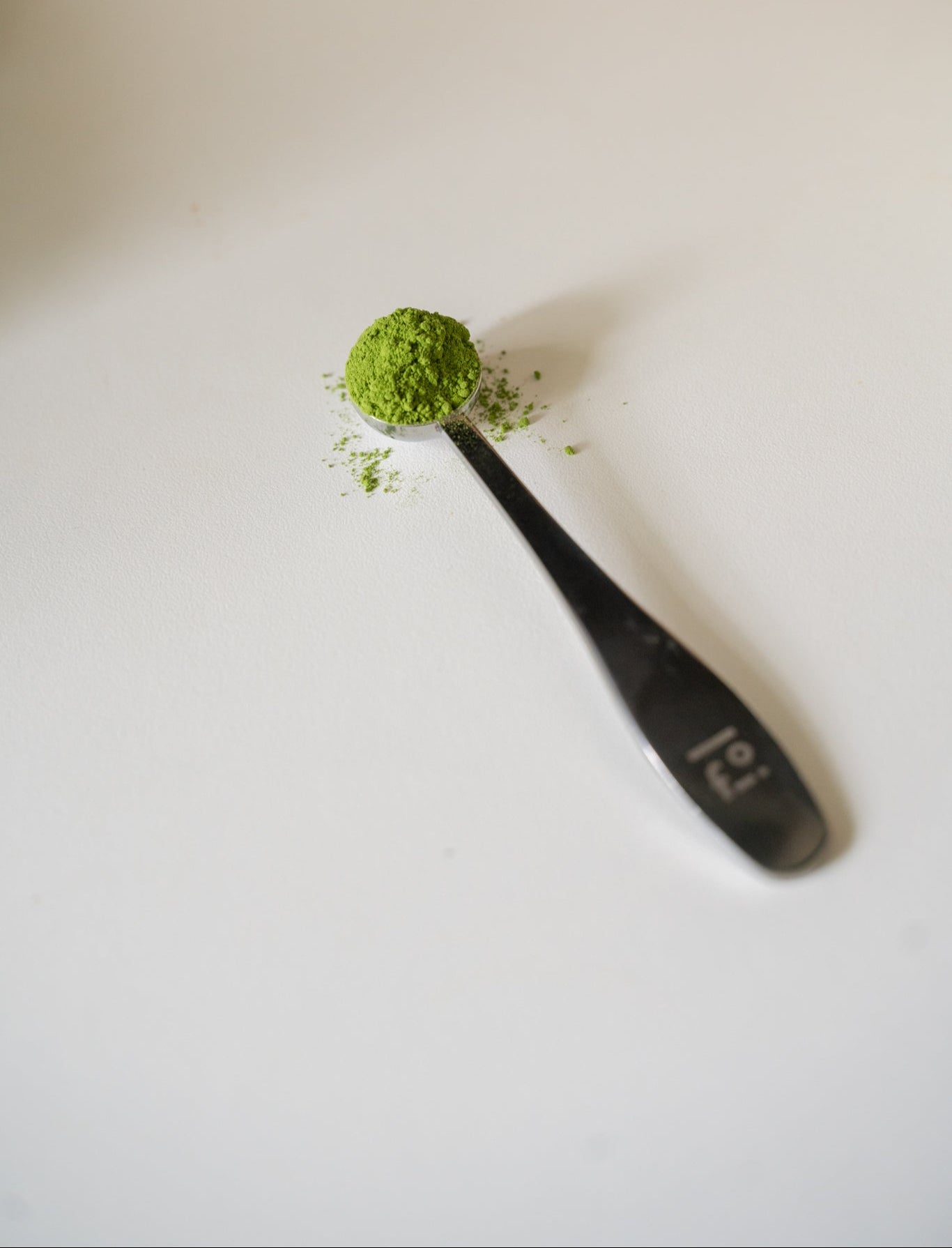 lofi's metal matcha measuring scoop