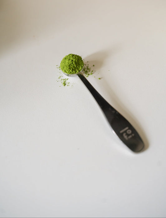 lofi's metal matcha measuring scoop