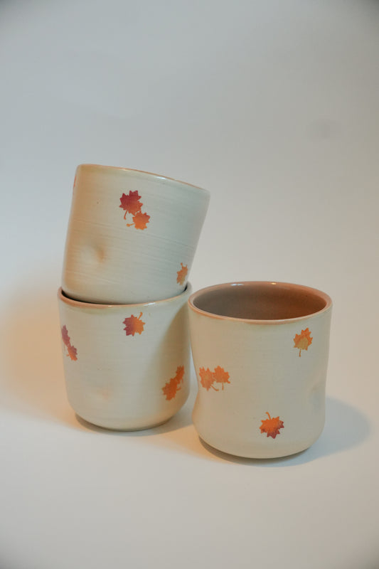 Fall Leaves Thumb Cup