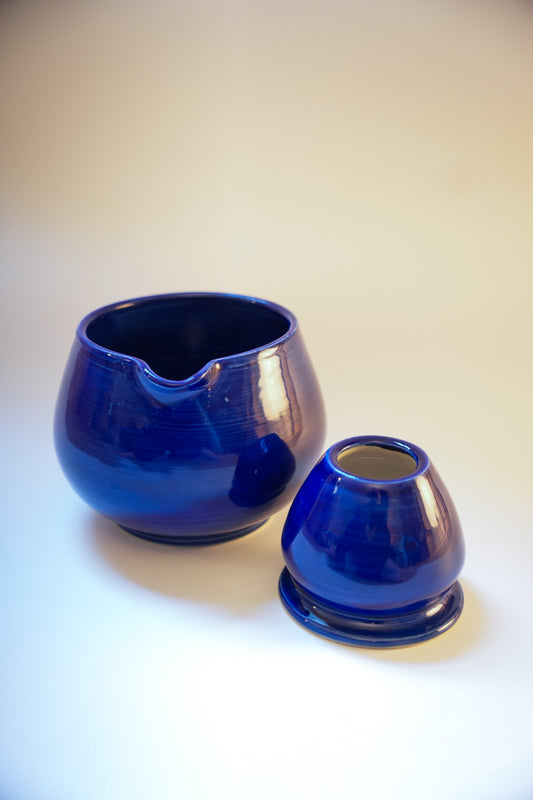 Royal Blue Matcha Bowl Set
