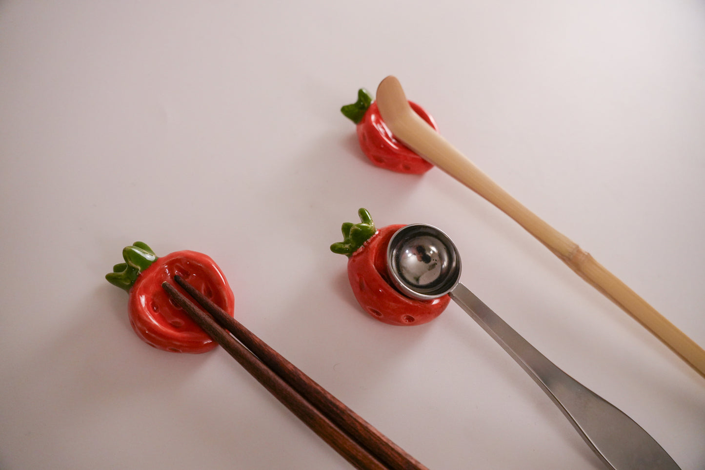 Mini-Strawberry Chopstick Rest