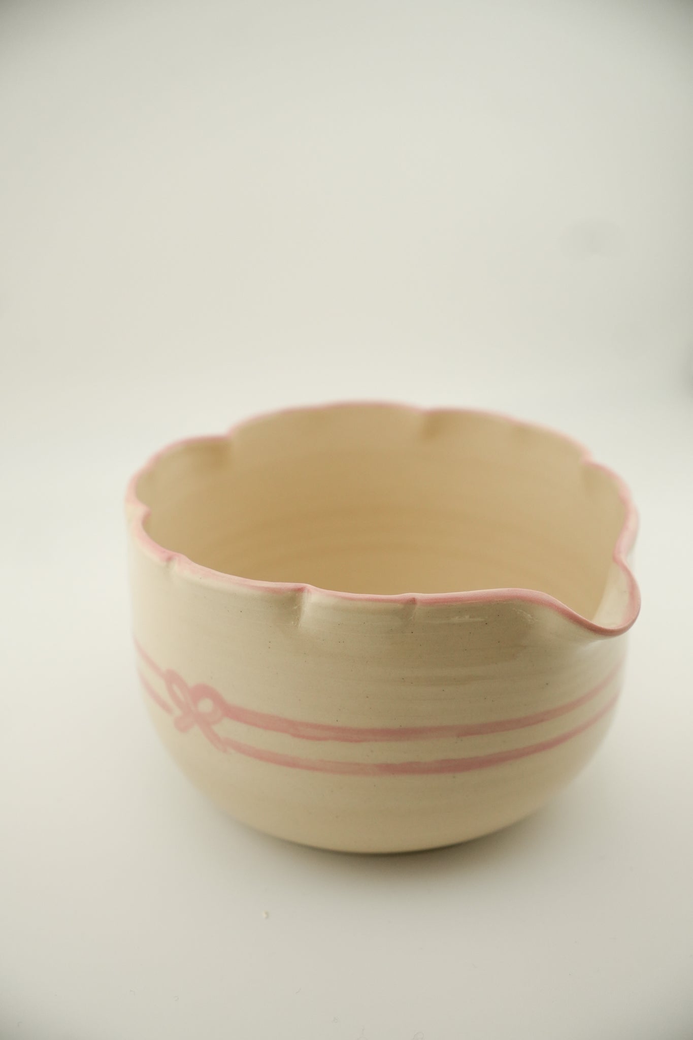 Pink Scalloped Matcha Set