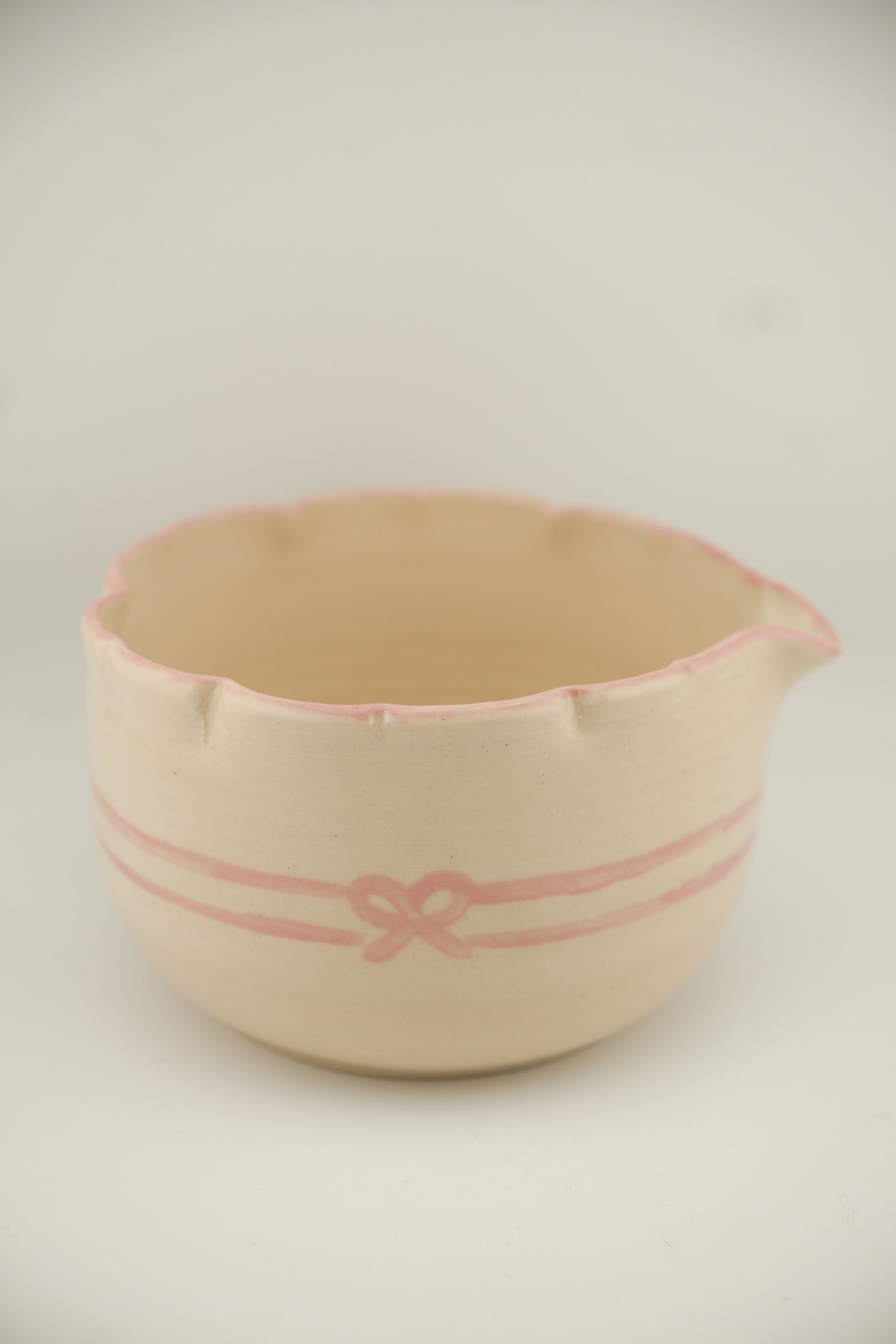 Pink Scalloped Matcha Set