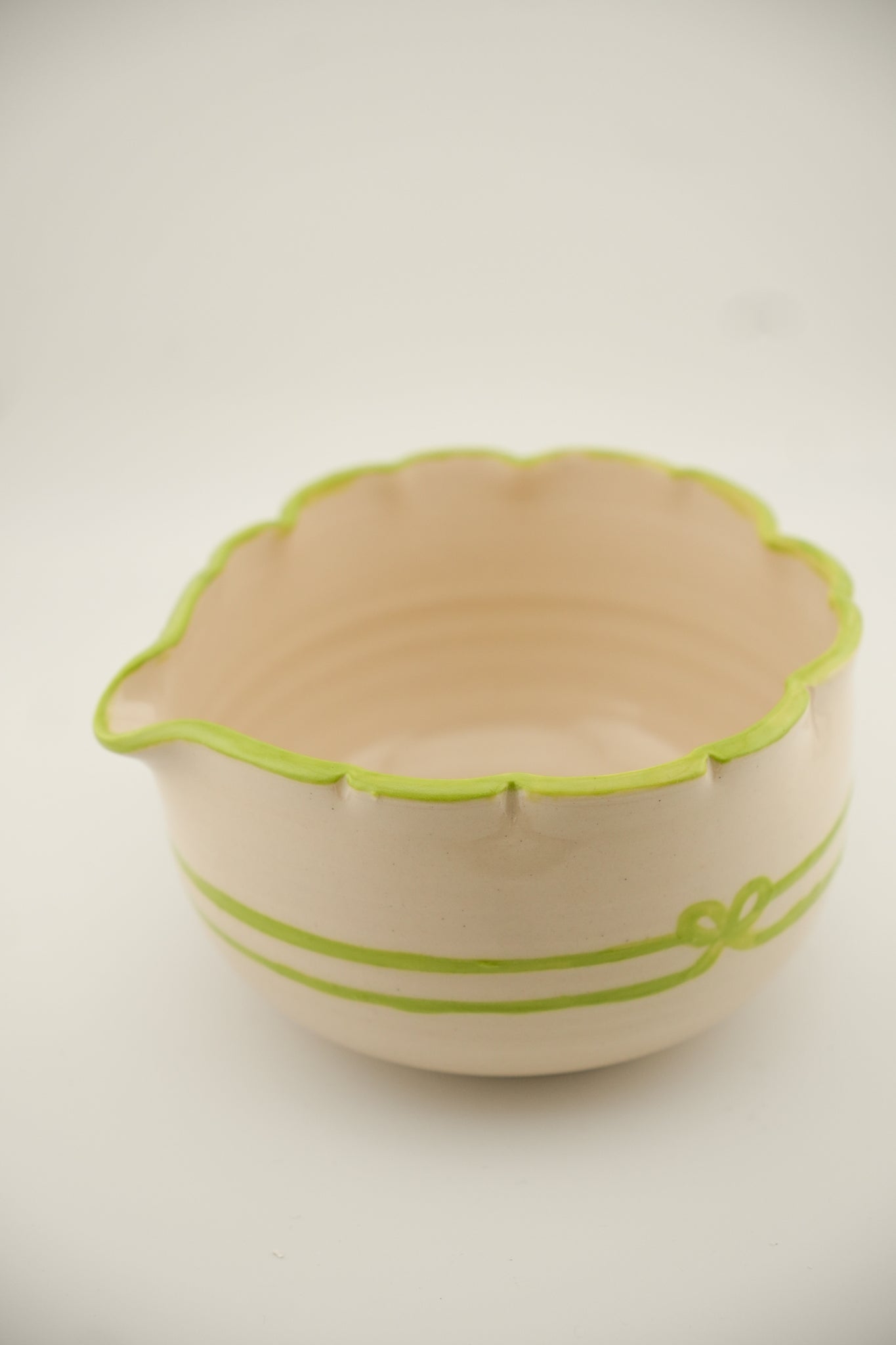 Green Scalloped Matcha Set