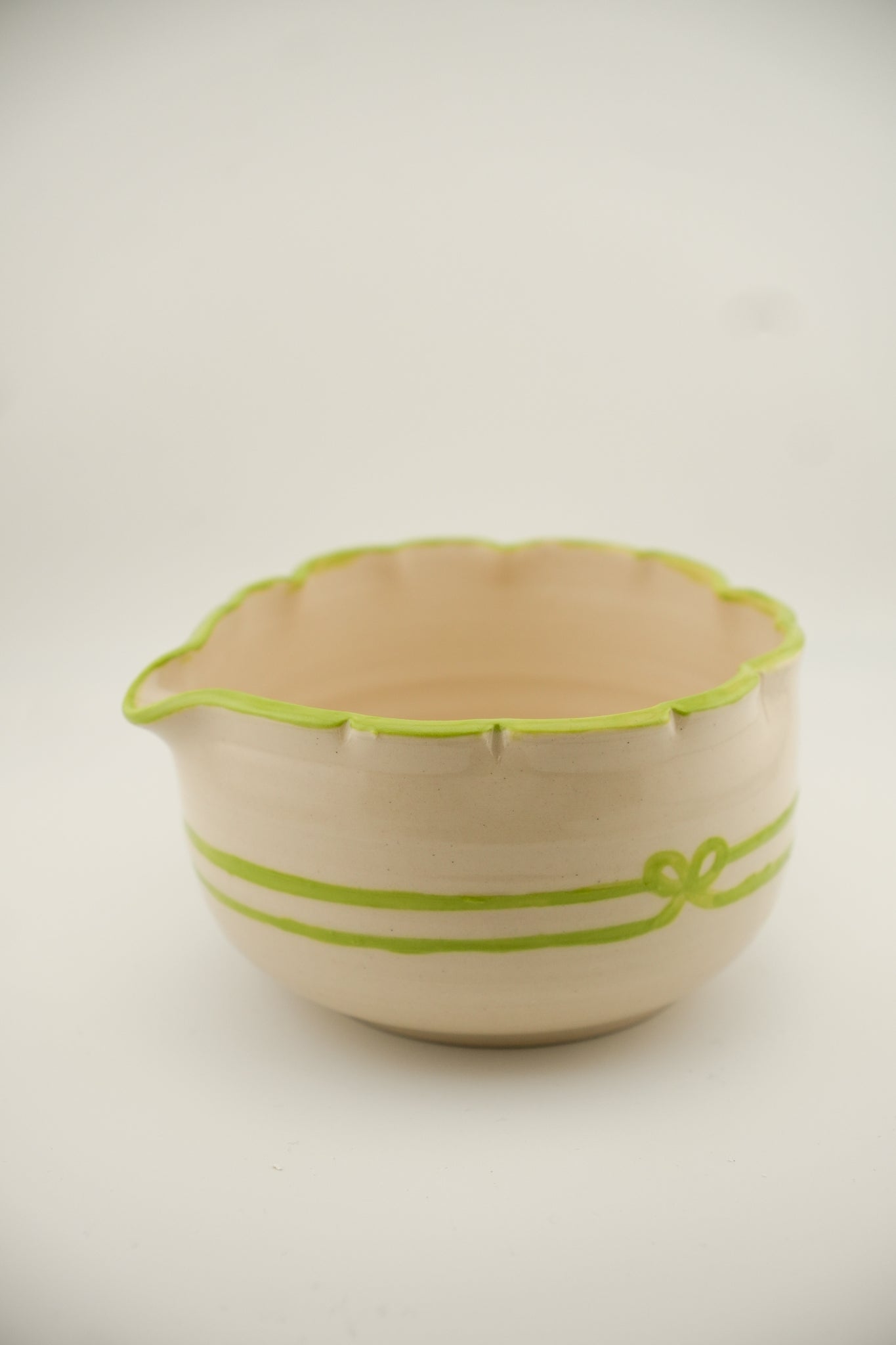 Green Scalloped Matcha Set