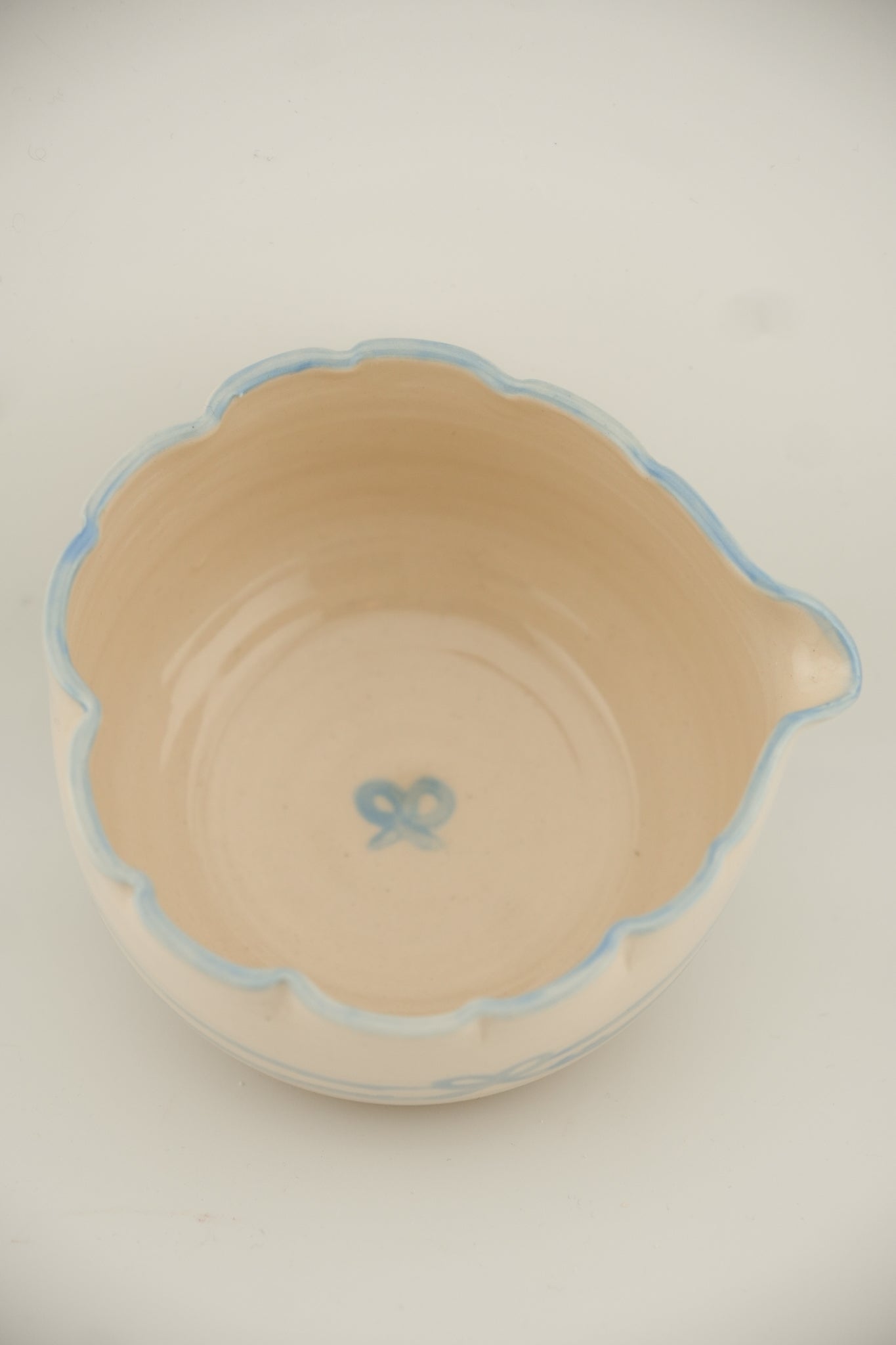 Light Blue Scalloped Matcha Set