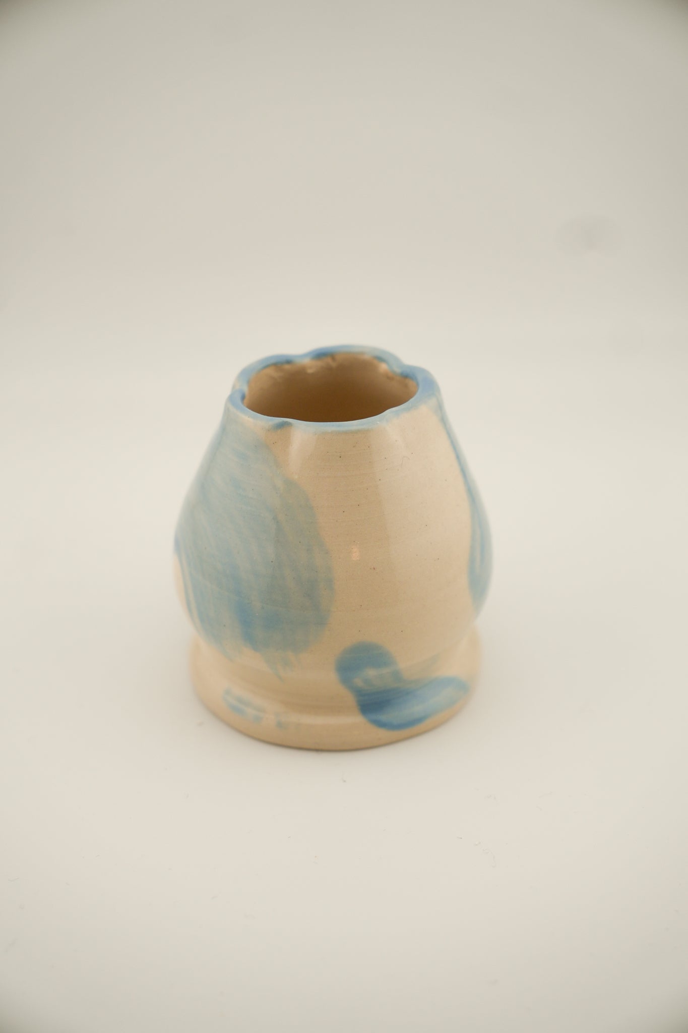 Light Blue Scalloped Matcha Set