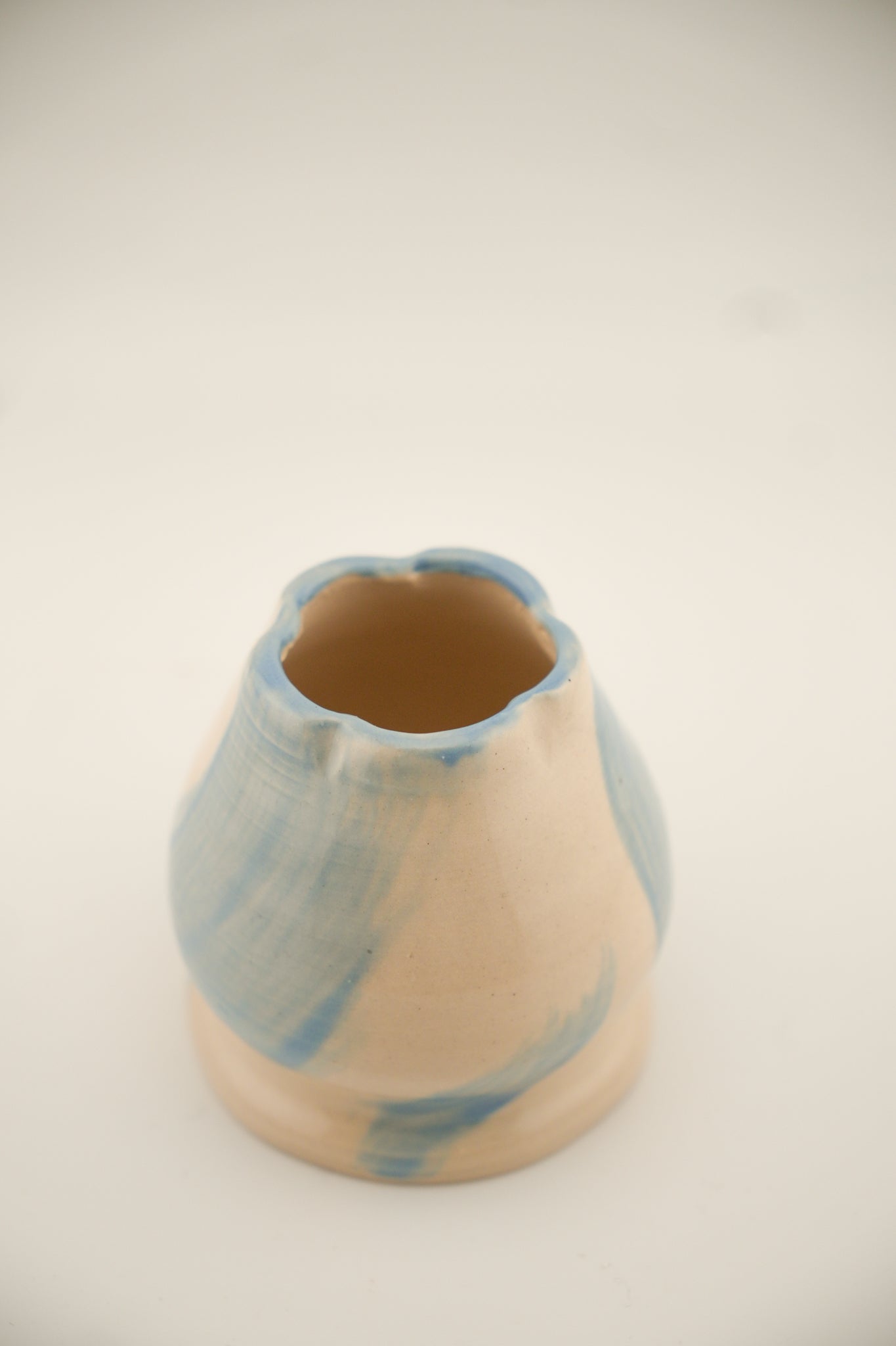 Light Blue Scalloped Matcha Set