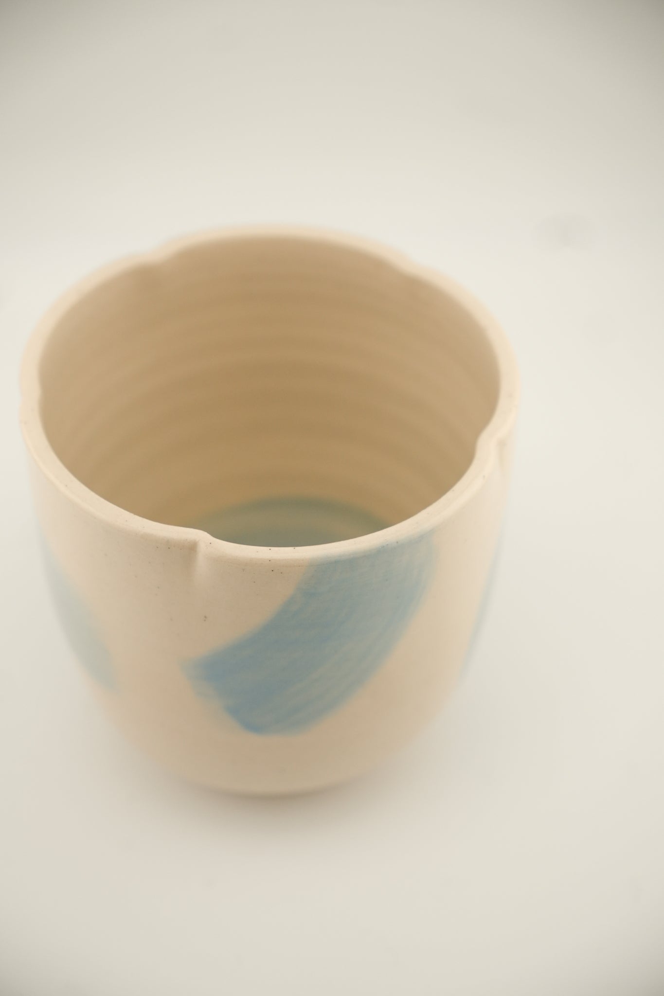 Light Blue Scalloped Matcha Set