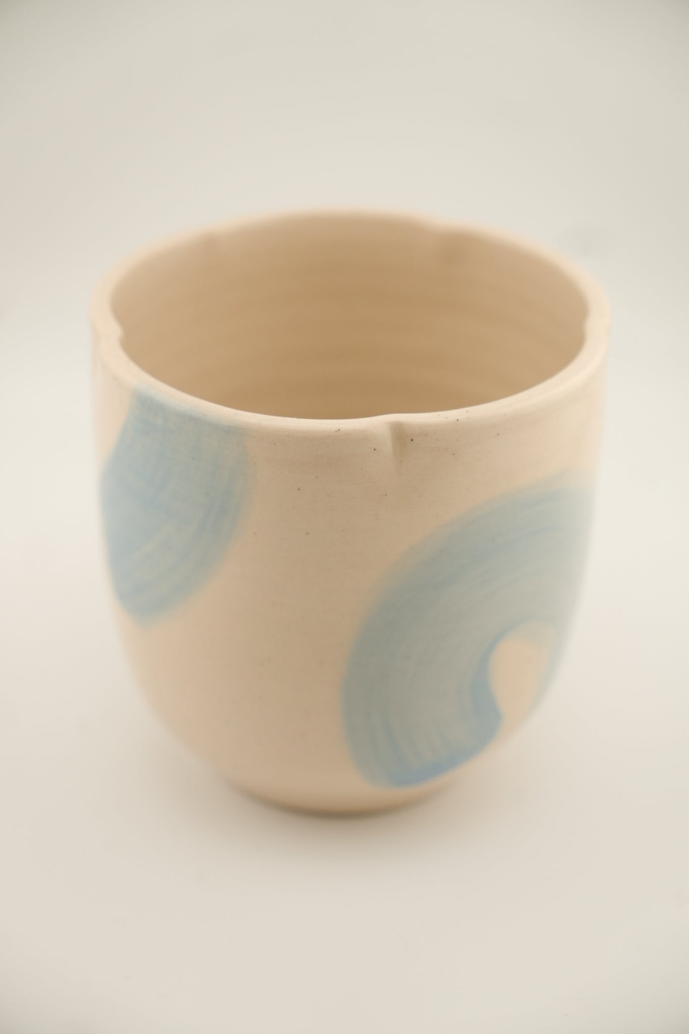 Light Blue Scalloped Matcha Set