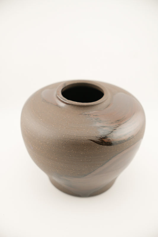 Brushed Brown Vase no.1