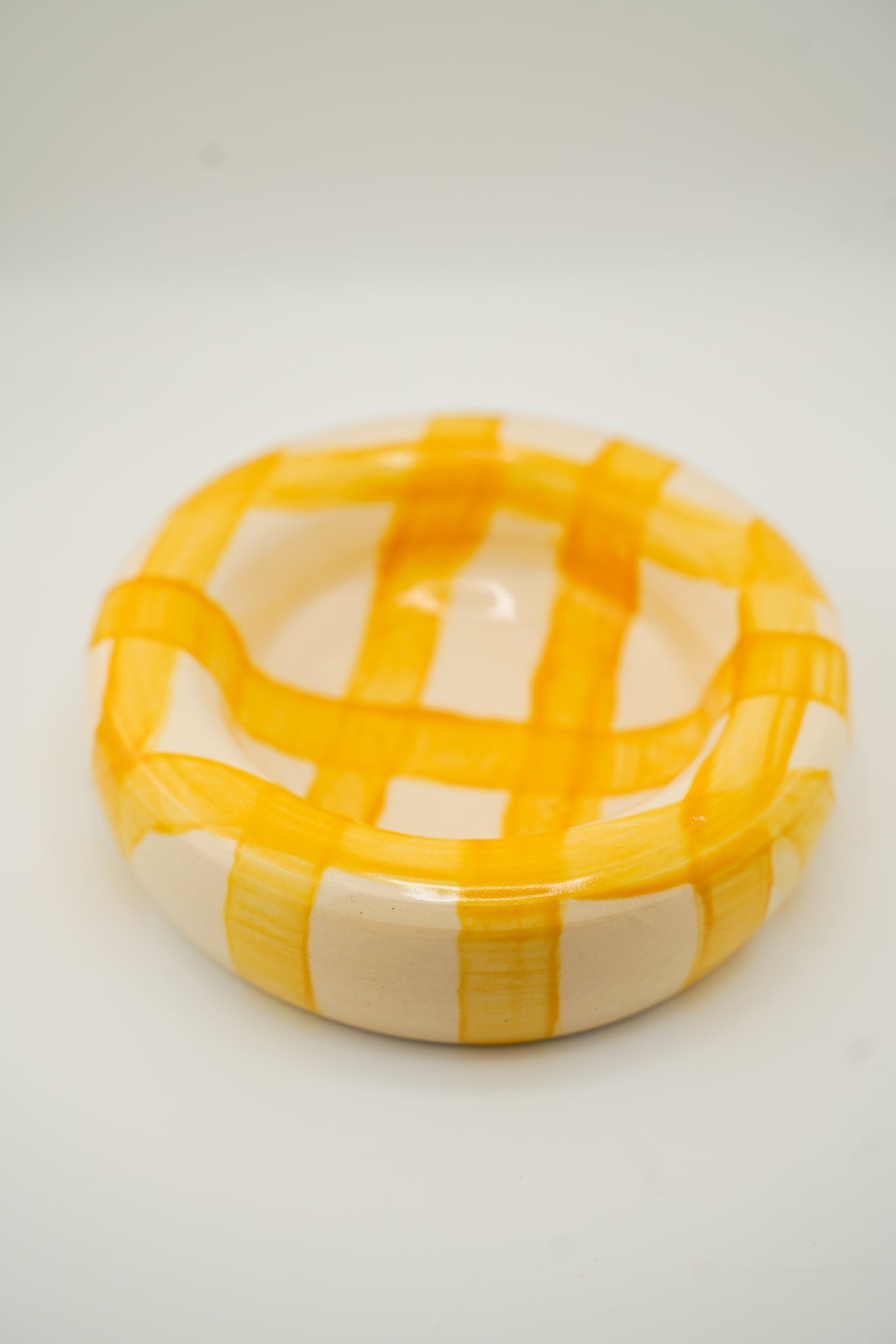 Yellow Checked Catch-all