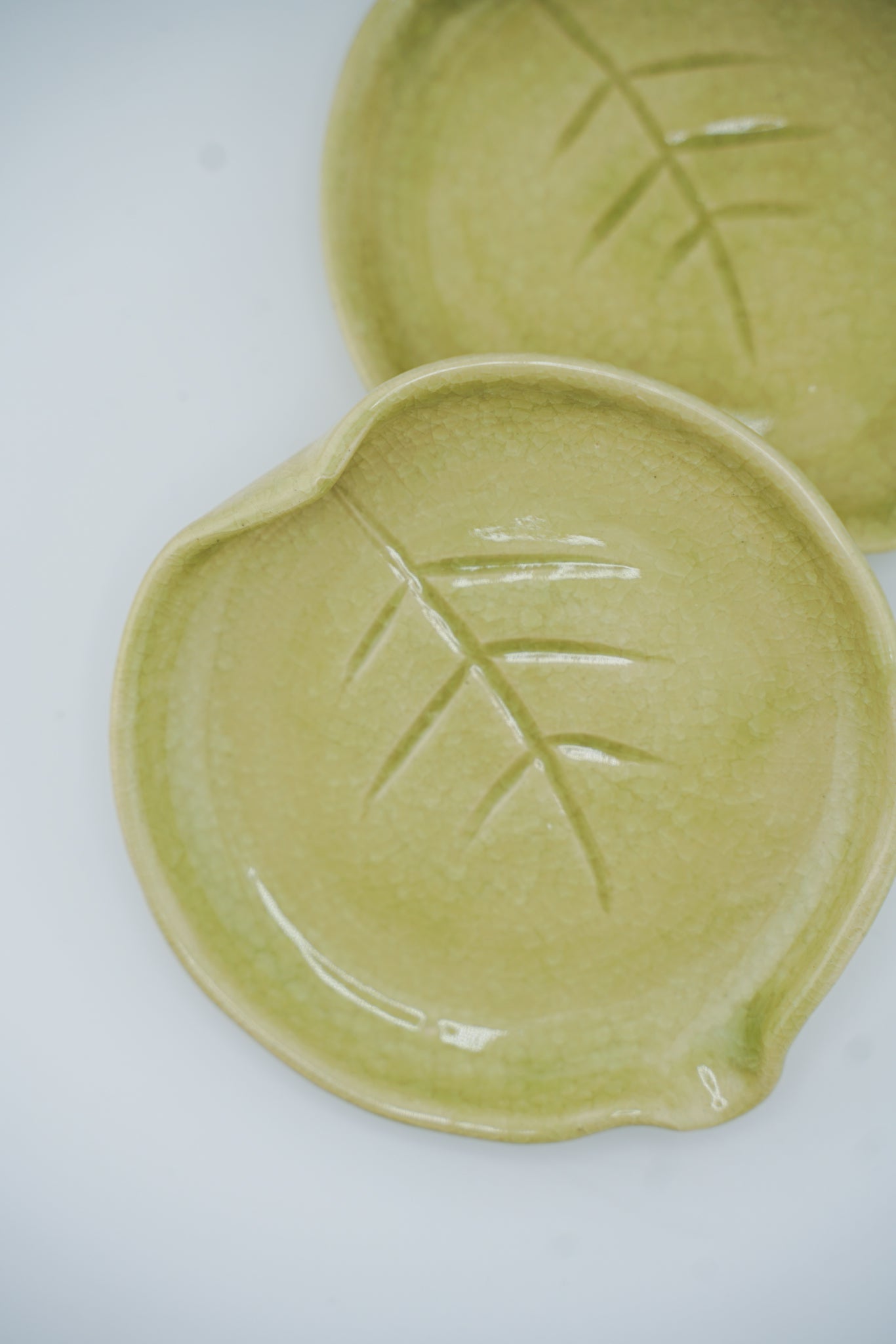 Leaf Crackle Trinket Dish