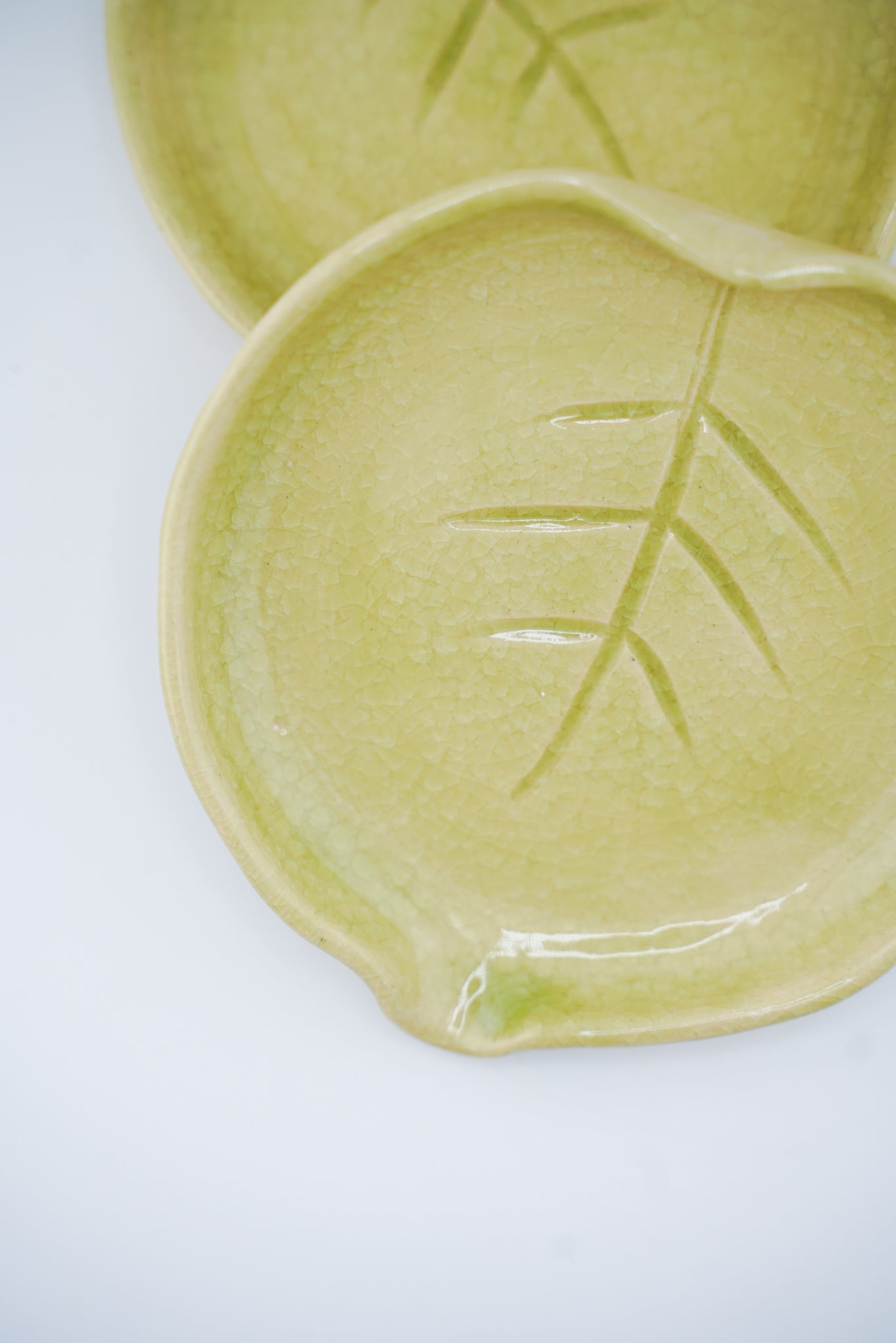 Leaf Crackle Trinket Dish