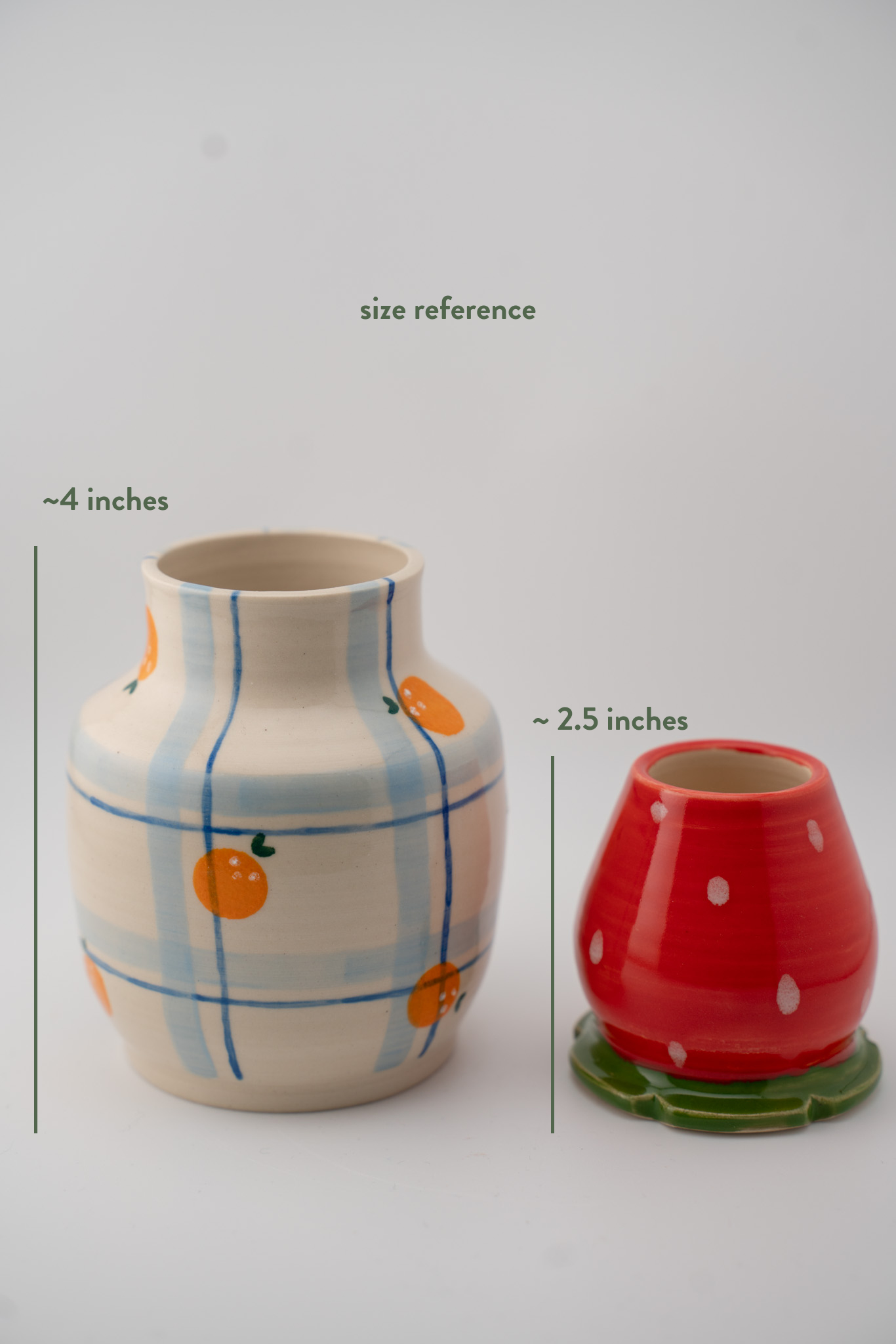 Orange Picnic Bud-Vase
